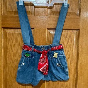 Vintage Handmade CHEROKEE Jeans Homemade Purse Bag Denim Y2K Farm Cow Bandana
